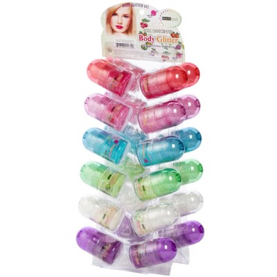 뷰티 트리트: 대형 롤온 글리터 젤 / BT-CA2203D (24개입)